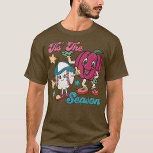 Dies ist die Saison Baseball Pumpkin Fall Hallowee T-Shirt