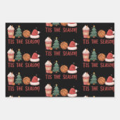 Dies ist die Saison Basketball Lover Weihnachtsges Geschenkpapier Set (Vorderseite)