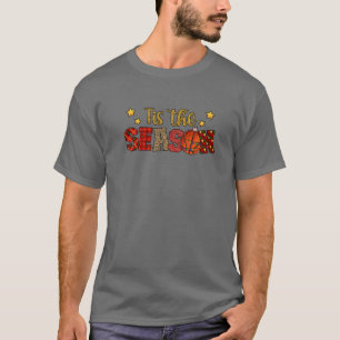 Dies ist die Saison Basketball Weihnachtsbasketbal T-Shirt