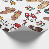 Dies ist die Saison für diese phantastische Gesche Geschenkpapier (Ecke)