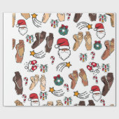 Dies ist die Saison für diese phantastische Gesche Geschenkpapier (Flach)