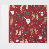 Dies ist die Saison für diese phantastische Gesche Geschenkpapier (Flach)