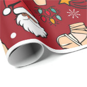 Dies ist die Saison für diese phantastische Gesche Geschenkpapier (Rolleneckpunkt)