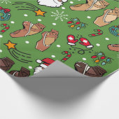 Dies ist die Saison für diese phantastische Gesche Geschenkpapier (Ecke)