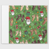 Dies ist die Saison für diese phantastische Gesche Geschenkpapier (Flach)