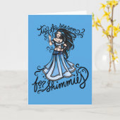 'Dies ist die Saison für Schimme Karte (Gelbe Blume)