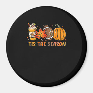 Dies ist die Saison Fußball Fall Erntedank Footbal Magnet