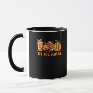 Dies ist die Saison Fußball Fall Erntedank Footbal Tasse