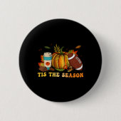 Dies ist die Saison Fußball Fall Thanksgivin Button (Vorderseite)