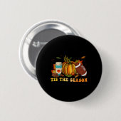 Dies ist die Saison Fußball Fall Thanksgivin Button (Vorne & Hinten)