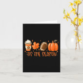 Dies ist die Saison Fußball Fall Thanksgivin Karte (Gelbe Blume)