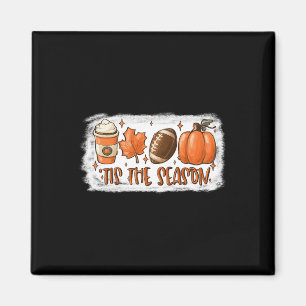 Dies ist die Saison Fußball Fall Thanksgivin Magnet