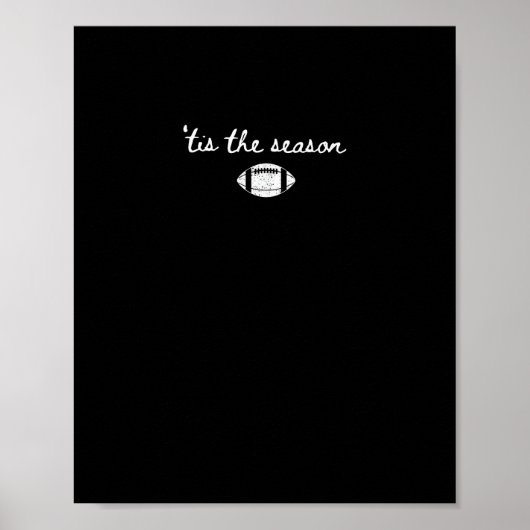 Dies ist die Saison Fußball Mama Game Day Touchdow Poster (Vorne)
