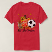 Dies ist die Saison Fußball Orange Gefärbte Krawat T-Shirt (Design vorne)