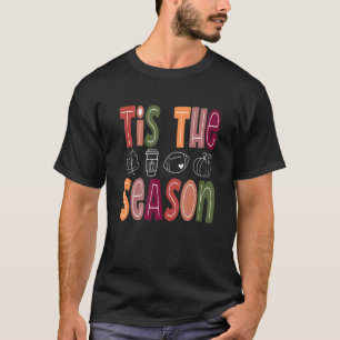 Dies ist die Saison Fußball Pumpkin Gewürz Niedlic T-Shirt