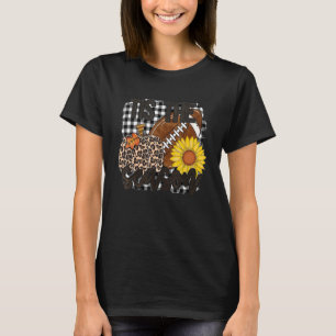 Dies ist die Saison Fußball-Spieler Leopard Pumpki T-Shirt