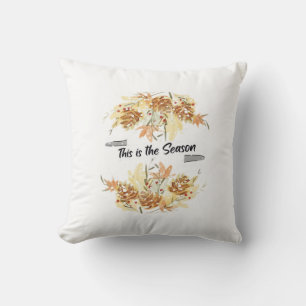 Dies ist die Saison Kiefer-Design Weihnachten C Kissen
