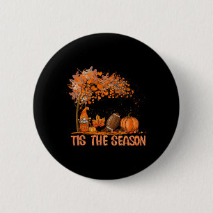 Dies ist die Saison Pumpkin Gewürzfußball-Herbstla Button