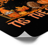 Dies ist die Saison Pumpkin Gewürzfußball-Herbstla Poster (Ecke)
