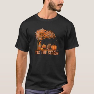 Dies ist die Saison Pumpkin Gewürzfußball-Herbstla T-Shirt