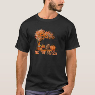 Dies ist die Saison Pumpkin Gewürzfußball-Herbstla T-Shirt