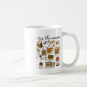 Dies ist die Saison Retro Vintage Grafik Pumpkin H Kaffeetasse