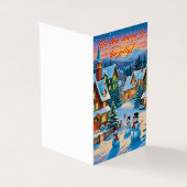 Dies ist die Saison, um fröhliche Weihnachtskarte (Vorderseite)