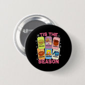 Dies ist die Saison Xmas Card Mexikanischen Weihna Button (Vorne & Hinten)
