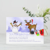 Dies ist die Saisoneinladung - Party Spaß Einladung (Stehend Vorderseite)