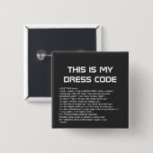 Dies ist die Taste für meinen Kleidercode Button (Vorne & Hinten)