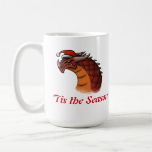 "Dies ist die Weihnachtskaffee-Tasse des Drachen Kaffeetasse