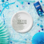 'Dies ist die Weihnachtszeit Weihnachts-Papier-Tel Pappteller (Party)