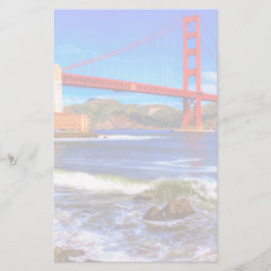 Dies ist ein 3-Bild HDR-Bild vom Golden Gate Gate Briefpapier