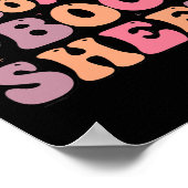 Dies ist ein Boo-Blatt Halloween Ghost Funny für m Poster (Ecke)