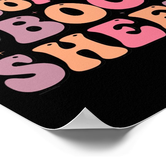 Dies ist ein Boo-Blatt Halloween Ghost Funny für m Poster (Ecke)