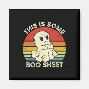 Dies ist ein boo-Sheet Fun Ghost Retro Halloween C Magnet