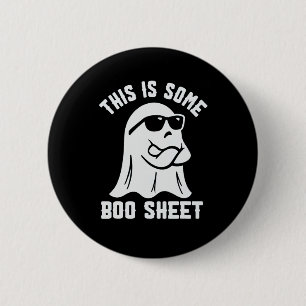 Dies ist ein Boo Sheet Ghost Niedlich Boo Ghost Ha Button