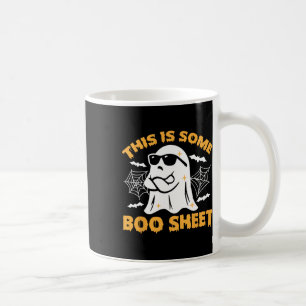 Dies ist ein Boo-Sheet Ghost Retro Halloween Costu Kaffeetasse