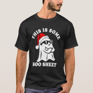 Dies ist ein Boo Sheet Ghost Xmas lustige Kostüme T-Shirt