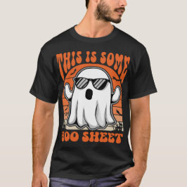 Dies ist ein Boo Sheet Retro-Geist Halloween T-Shirt