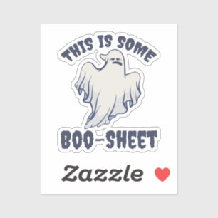 Dies ist ein Boo Sheet Sassy Ghost Aufkleber