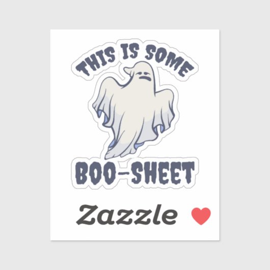 Dies ist ein Boo Sheet Sassy Ghost Aufkleber (Blatt)