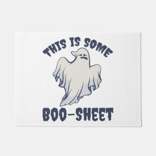 Dies ist ein Boo Sheet Sassy Ghost Fußmatte