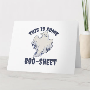 Dies ist ein Boo Sheet Sassy Ghost Karte