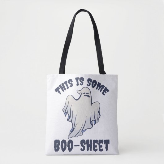 Dies ist ein Boo Sheet Sassy Ghost Tasche (Vorderseite)