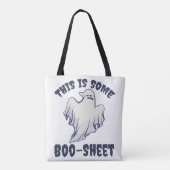 Dies ist ein Boo Sheet Sassy Ghost Tasche (Rückseite)