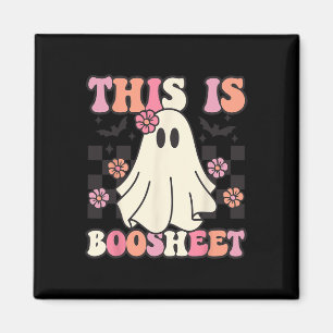 Dies ist ein Bootblatt Halloween Ghost Kostüm Retr Magnet