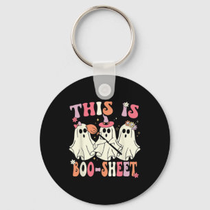 Dies ist ein Bootblatt Halloween Ghost Kostüm Retr Schlüsselanhänger