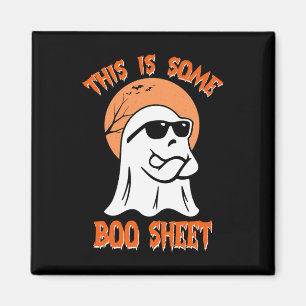 Dies ist ein Bootsheet Halloween Cooler Ghost-Spaß Magnet