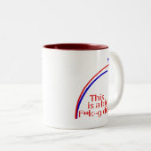 Dies ist ein großes f**k—g Geschäft Zweifarbige Tasse (VorderseiteRechts)